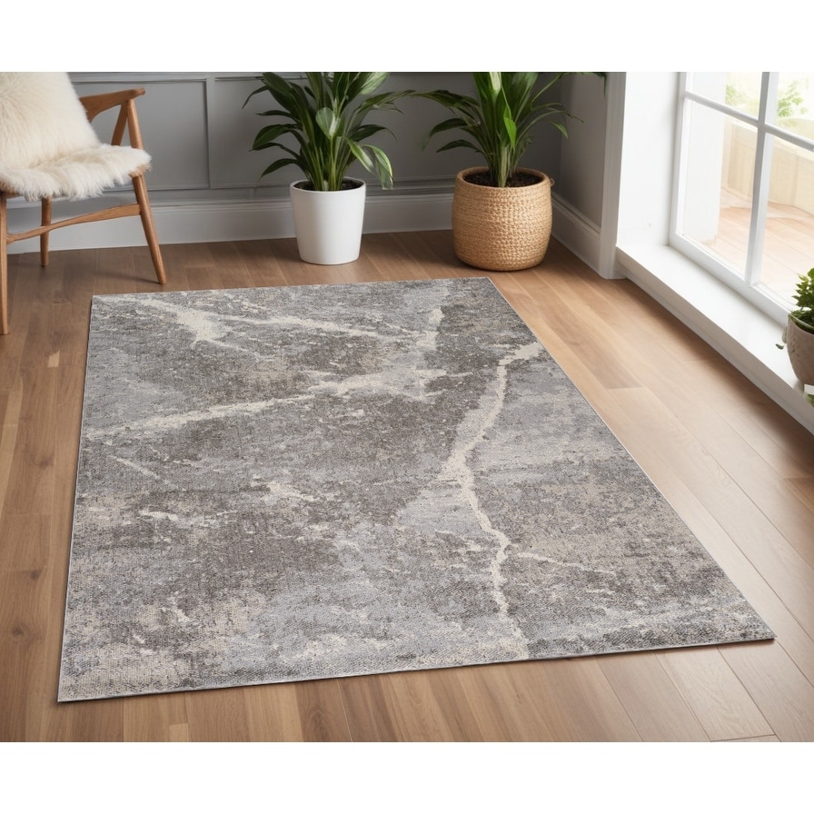 Bripo Boho Abstract Stain Resistant Woven Durable Area Rug By HomeRoots