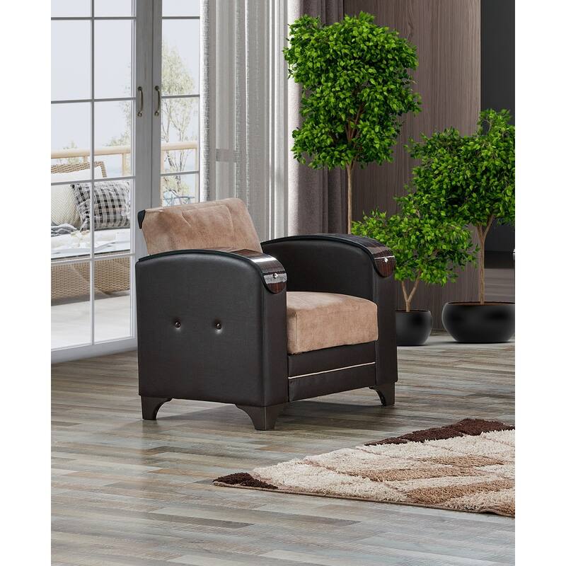 Somali 3-Pieces Comfortable Sleeper Modern One Sofa One Loveseat One Chair Living Room Set
