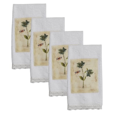 Park Designs Antiquarian Blooms Fingertip Towel Set of 4 - Fingertip Towel