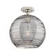 Option Polished Nickel / Light Smoke Deco Swirl
