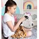 preview thumbnail 6 of 4, DolliBu Grey Penguin Unicorn Plush Stuffed Animal Toy with Outfit - 9 inches
