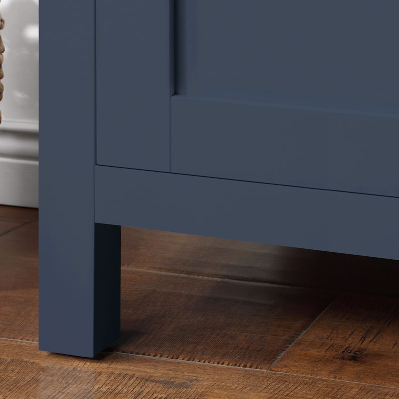 OVE Decors Tahoe II 60 in. Midnight Blue Single Basin Vanity