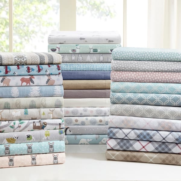 slide 2 of 70, Madison Park Cozy Cotton Flannel Printed Sheet Set