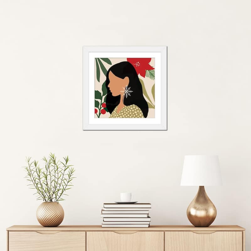 iCanvas "Christmas Earring II" by Victoria Barnes