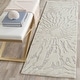 preview thumbnail 3 of 29, SAFAVIEH Handmade Bella Tilda Modern Floral Wool Rug 2'3" x 7' Runner - Silver/Ivory