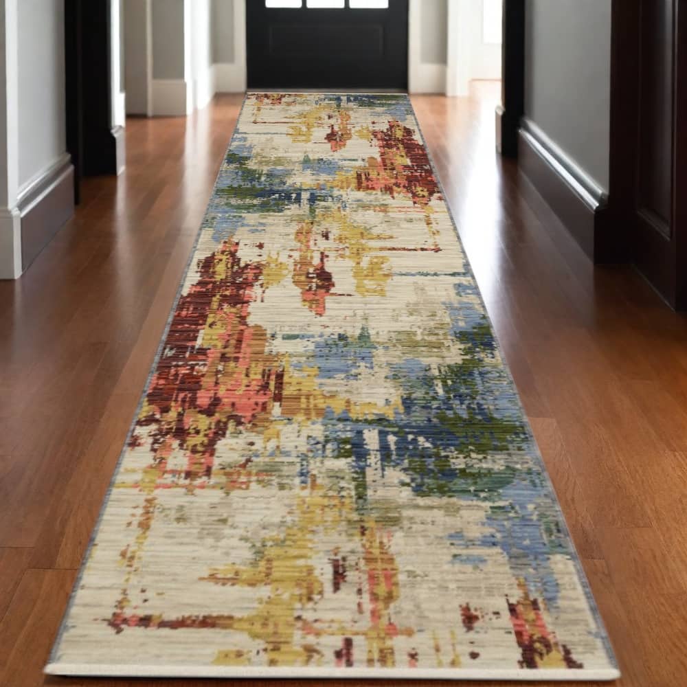 HomeRootsAbstract Modern Rectangle Area Rug