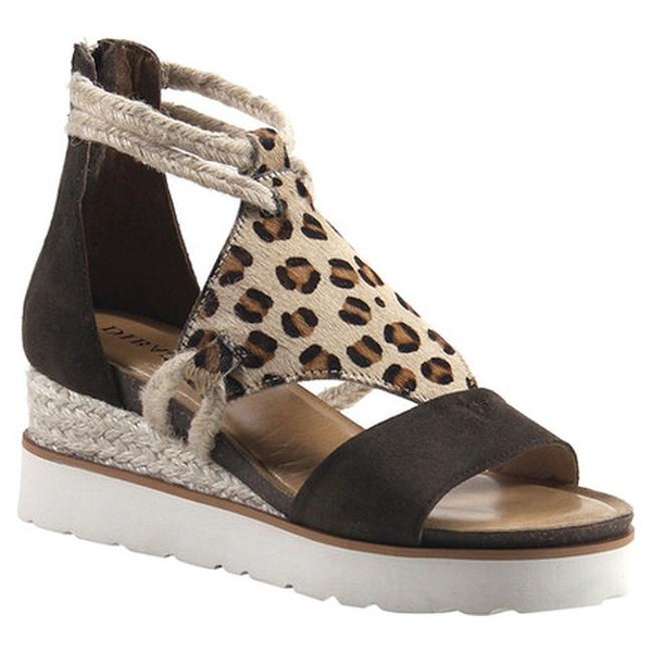 Shop Diba True Women�s Green Clover Strappy Sandal Brown