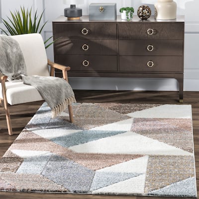 Well Woven Delia Perseus Modern Geometric Area Rug