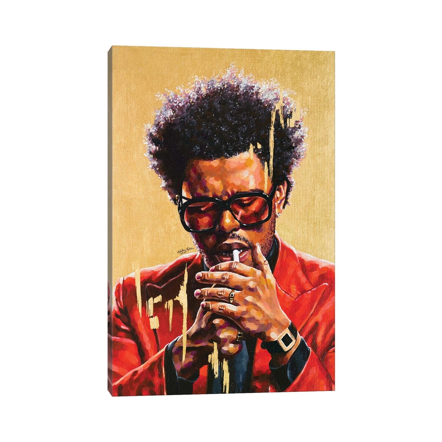 iCanvas "The Weeknd" by Jackie Liu Canvas Print - Overstock - 34176874