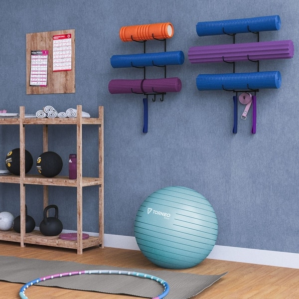 yoga mat storage solutions hanging vs rolling