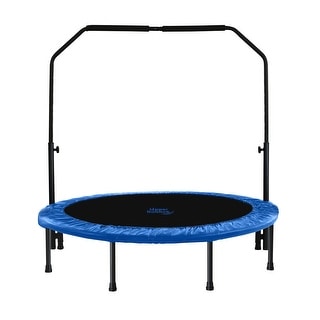 40-inch Mini Fitness Trampoline with Handrail