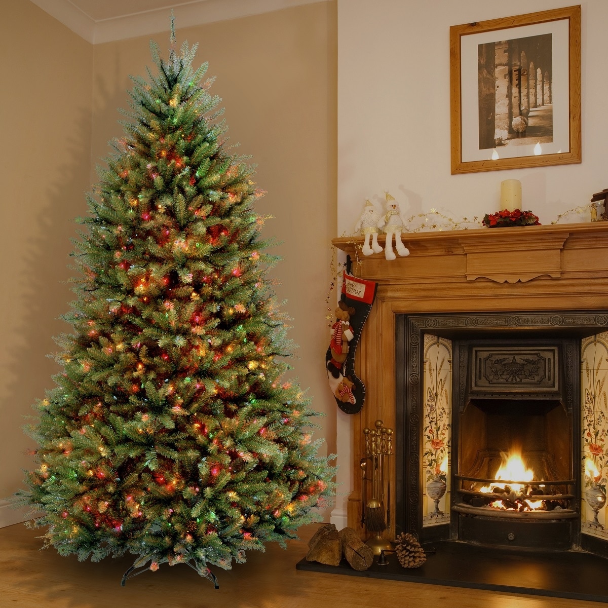 National Tree 9ft. Dunhill Fir Tree with Clear Lights