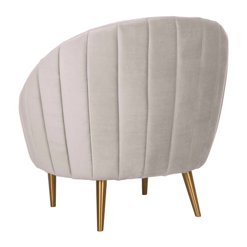 SAFAVIEH Couture Mariegret Channel Tufted Tub Chair - 32Wx30Dx32H