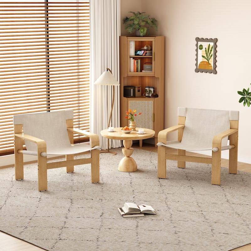 Versatile Detachable Washable Mid-Century Armchair for Various Rooms