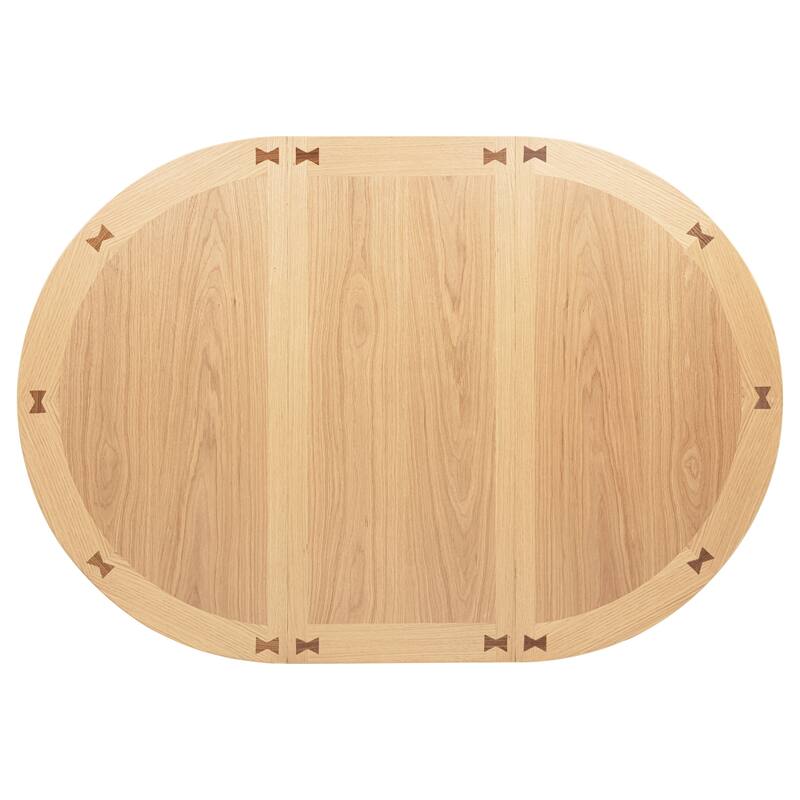 Coaster Furniture Lavon Oval Counter Height Table Brown - 42.00'' - 60.00'' x 42.00'' x 36.25''