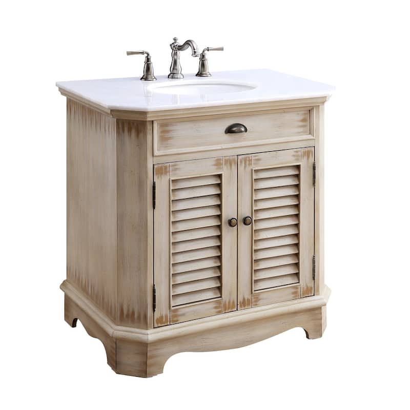 Benton Collection 32" Romeo Single Sink Bathroom Vanity