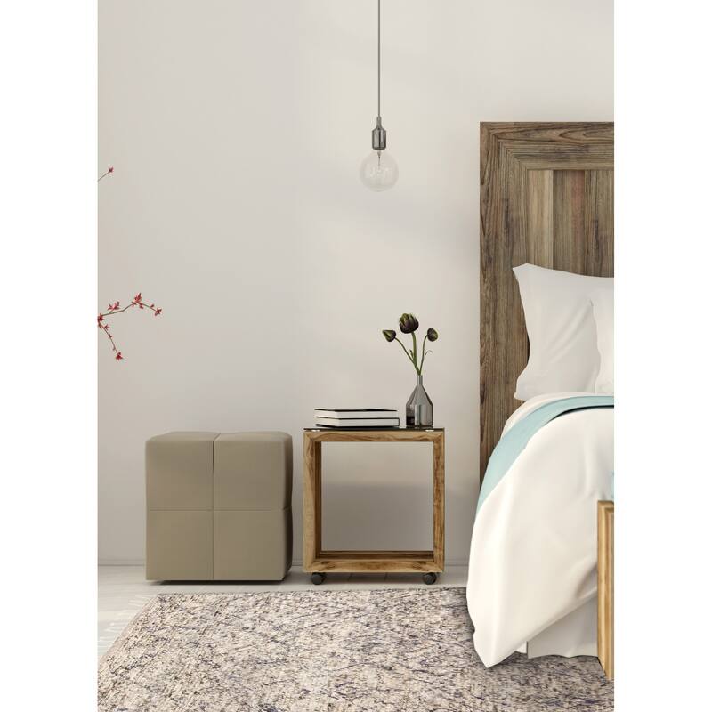 ECARPETGALLERY Hand-knotted Tangier Dark Grey Wool Rug - 5'1 x 8'2