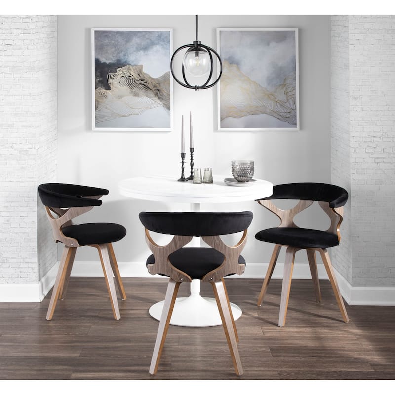 Carson Carrington Viby Mid-century Modern Swivel Dining/ Accent Chair