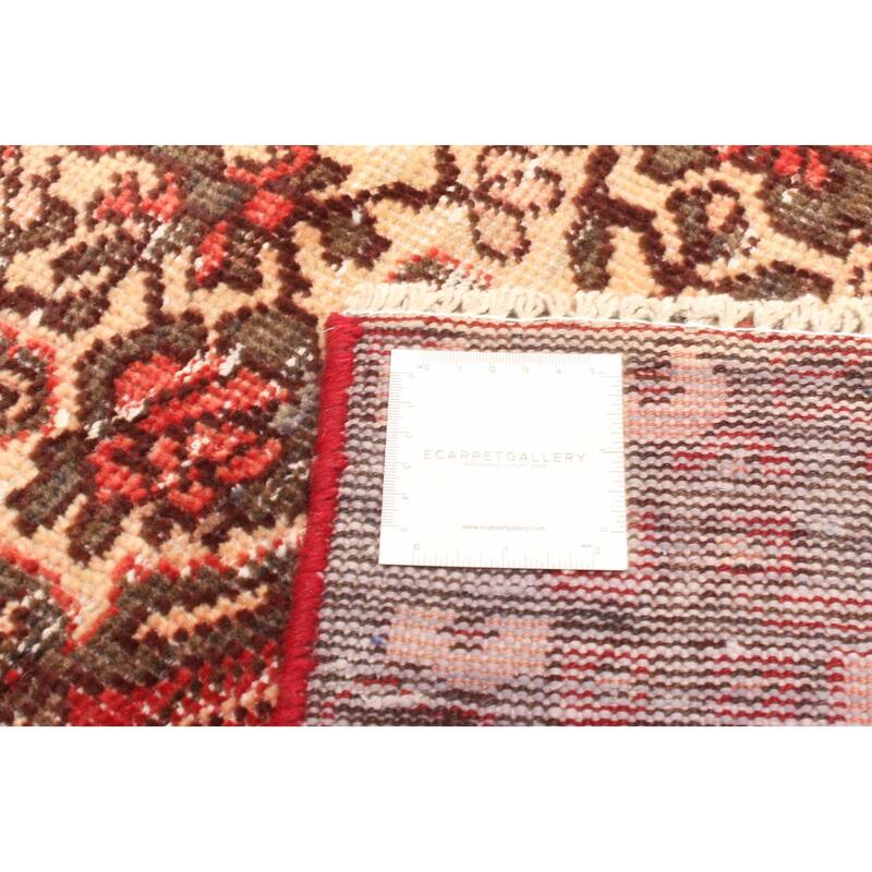 ECARPETGALLERY Hand-knotted Antalya Vintage Red Wool Rug - 4'0 x 6'0