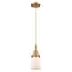 Option Brushed Brass / Matte White Shade