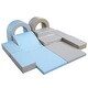 preview thumbnail 10 of 16, 10 in 1 Soft Climb and Crawl Foam Playset, Soft Foam Nugget Block, Kids Crawling and Climbing Indoor Active Play Structure