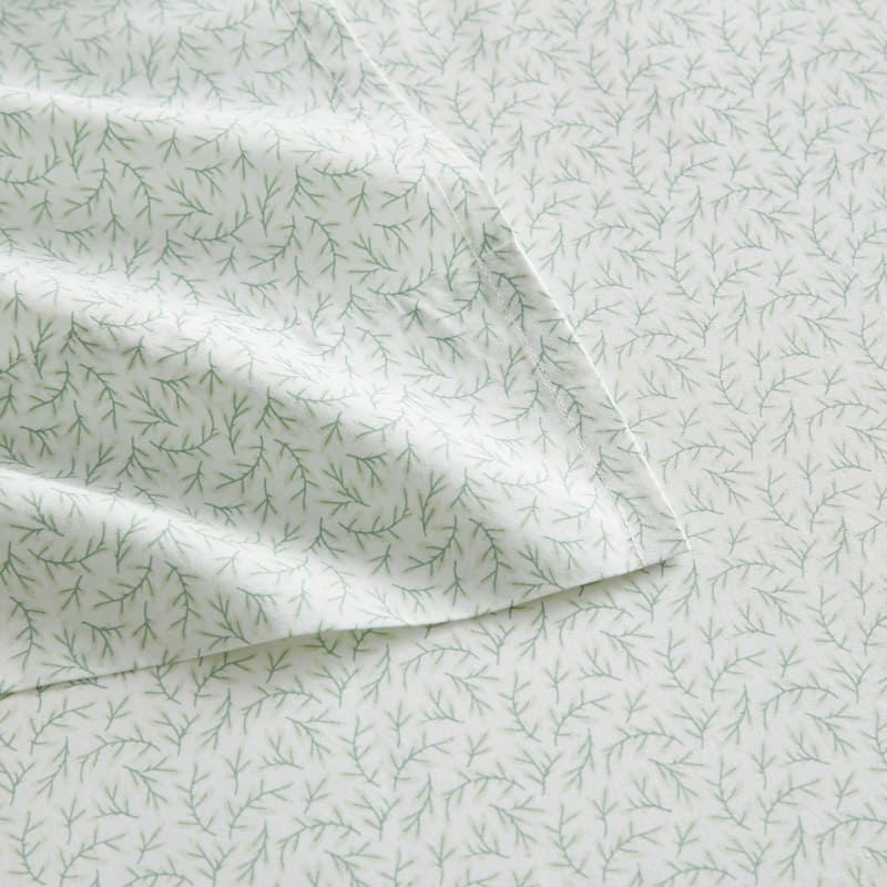 Martha Stewart Printed Cotton Percale Sheet Set