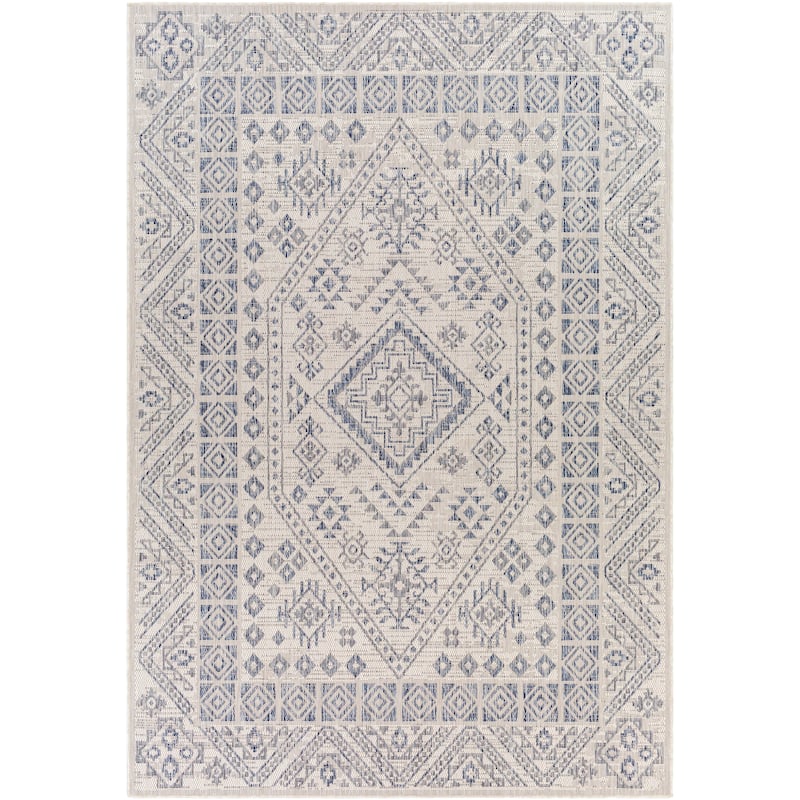 Livabliss Lexi Global Medallion Indoor/ Outdoor Area Rug