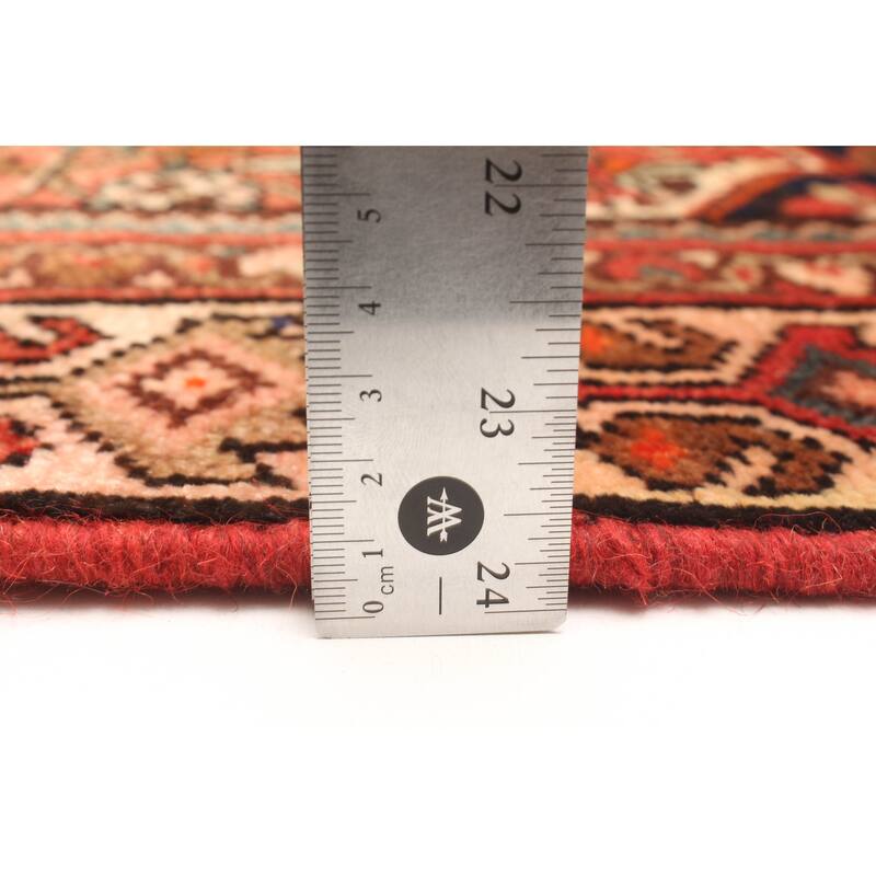 ECARPETGALLERY Hand-knotted Andelz Red Wool Rug - 3'11 x 6'9