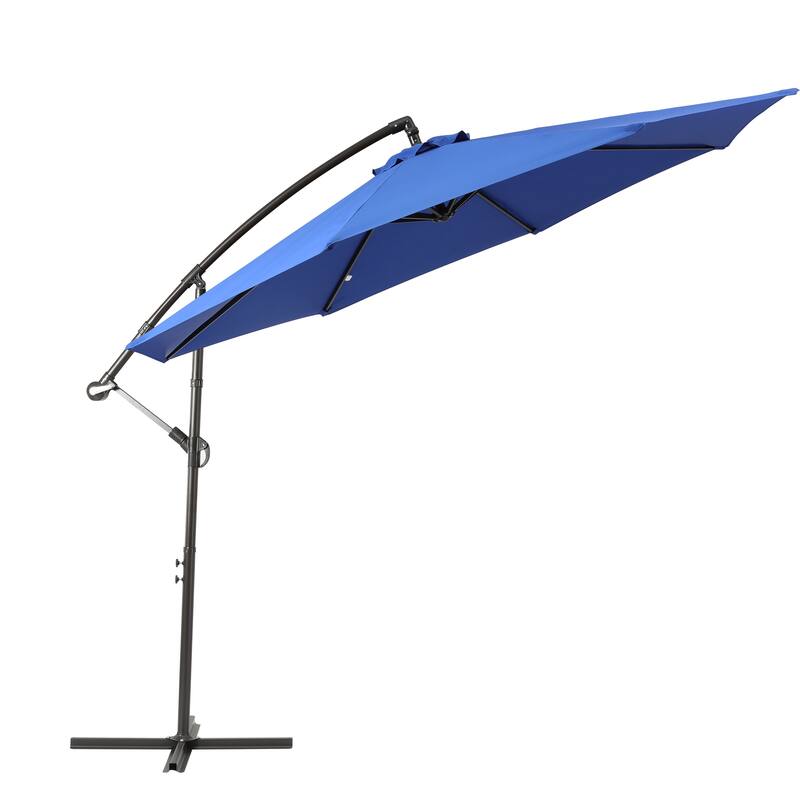 Weller 10-foot Offset Cantilever Hanging Patio Umbrella
