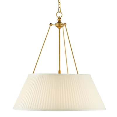 Currey & Company Lytham Gold Pendant - 26"h x 24.25"dia