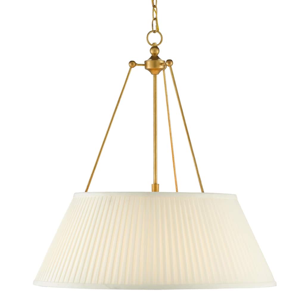 Currey & Company Lytham Gold Pendant - 26"h x 24.25"dia