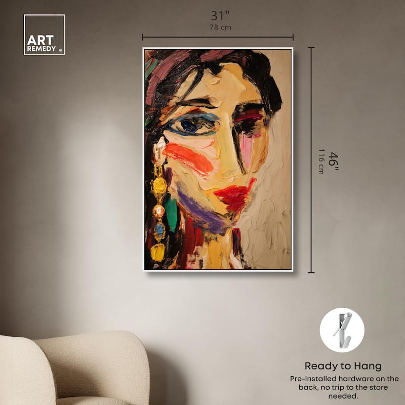 Colorful Expression I Canvas by Art Remedy