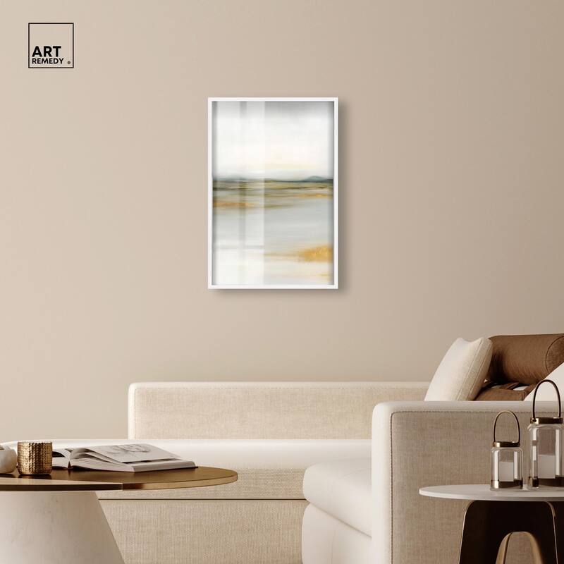 Misty Expanse I Shadowbox by Art Remedy