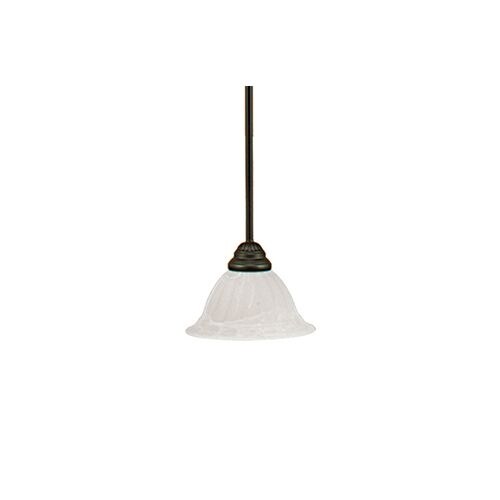 Millennium Lighting 1701 8" Wide Single Light Mini Pendant with Bell Shade