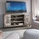 preview thumbnail 5 of 8, 68" TV Stand with Mirrored Doors