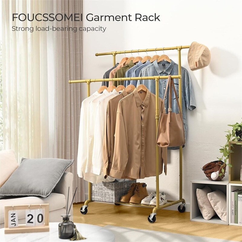 Clothing Rack with Wheels - 16.5