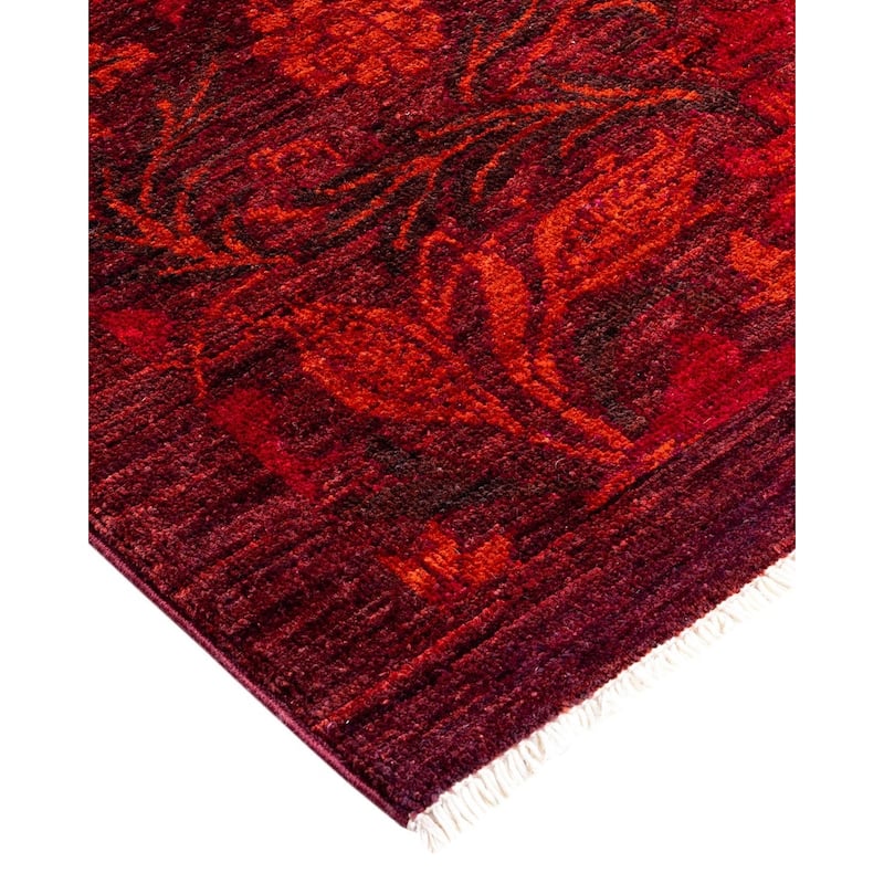 Vibrance, One-of-a-Kind Hand-Knotted Area Rug - Brown, 6' 1" x 8' 10" - 6' 1" x 8' 10"