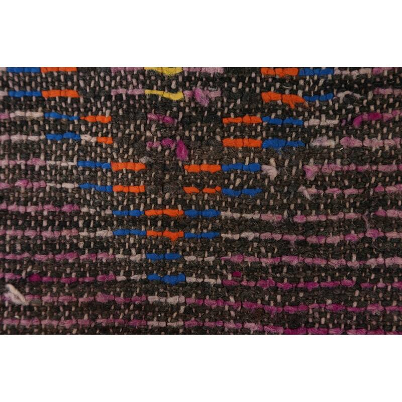 Antique Tribal Moroccan Oriental Wool Area Rug Handmade Foyer Carpet - 5'0" x 9'1"