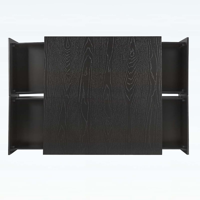 33.25 Inch Square Coffee Table with 4 Drawers,Ample Storage