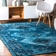 preview thumbnail 5 of 19, Nuloom Vintage Persian Distressed Area Rug 4'4" x 6' - Blue
