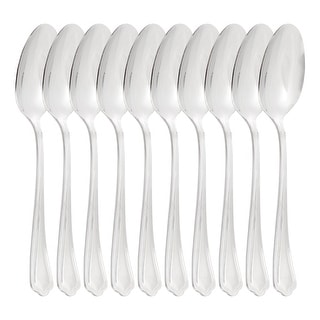 10 Piece Stainless Steel Dinner Spoon Set