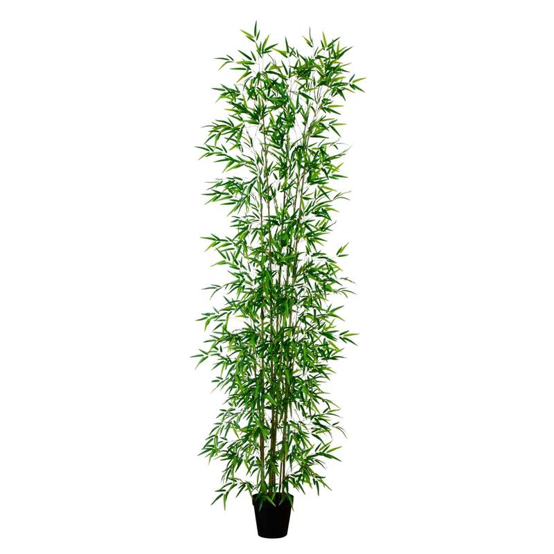 Potted Artificial Bamboo Tree - 11' - Green