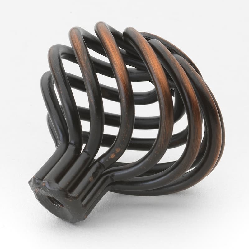 GlideRite 1.5-inch Rustic Bronze Round Birdcage Cabinet Knobs (Pack of 25)