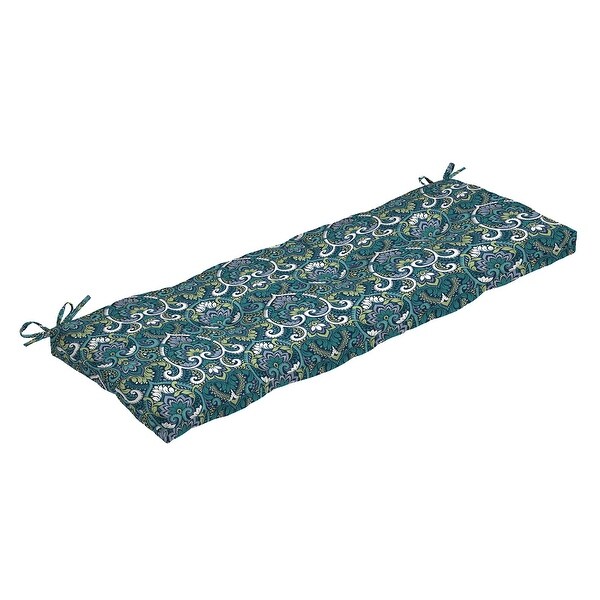 ARDEN Outdoor Plush Modern Tufted Bench Cushion, 48 x 18