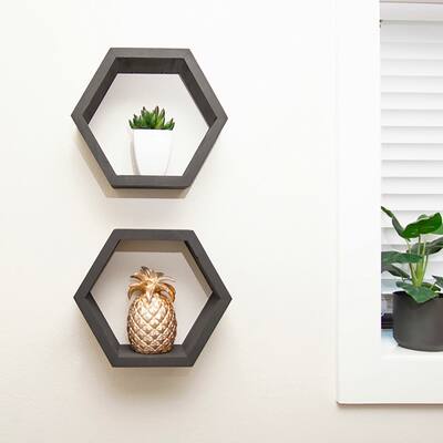 DRAKESTSONE 11.75X10.13 Hexagon Shelves - 2-Pack