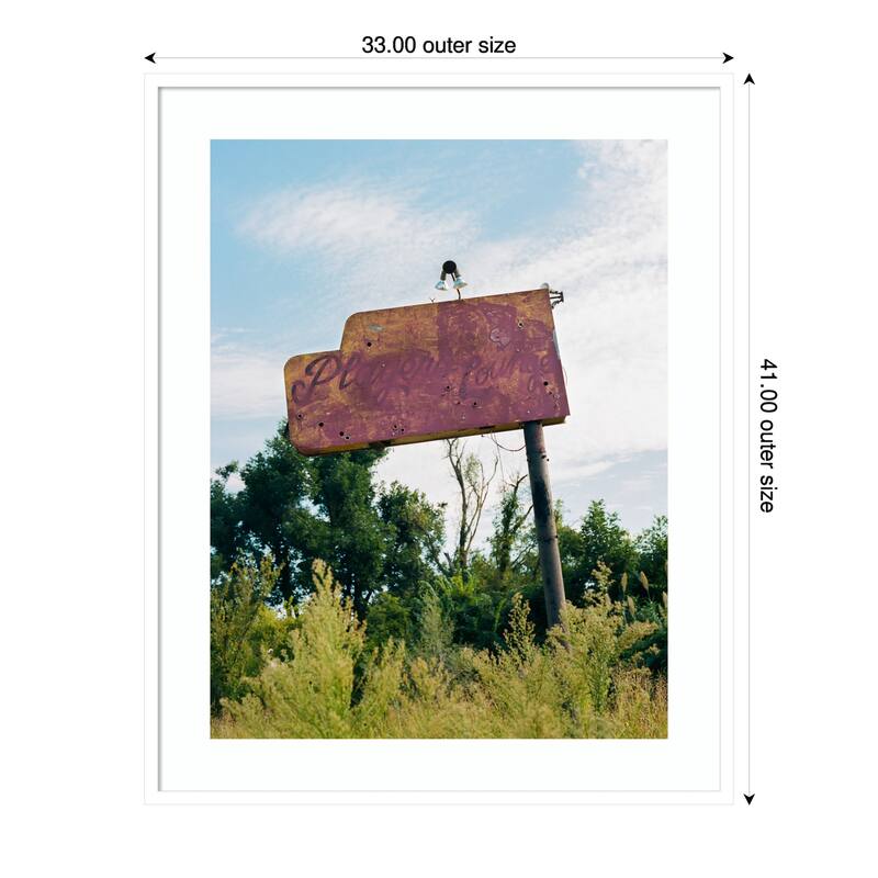 Players Lounge by Bethany Young Wood Framed Wall Art Print