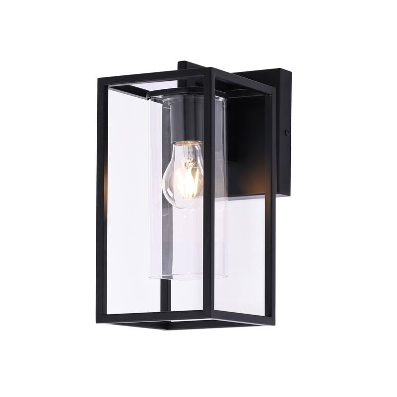 Outdoor Wall Sconce with Clear Glass