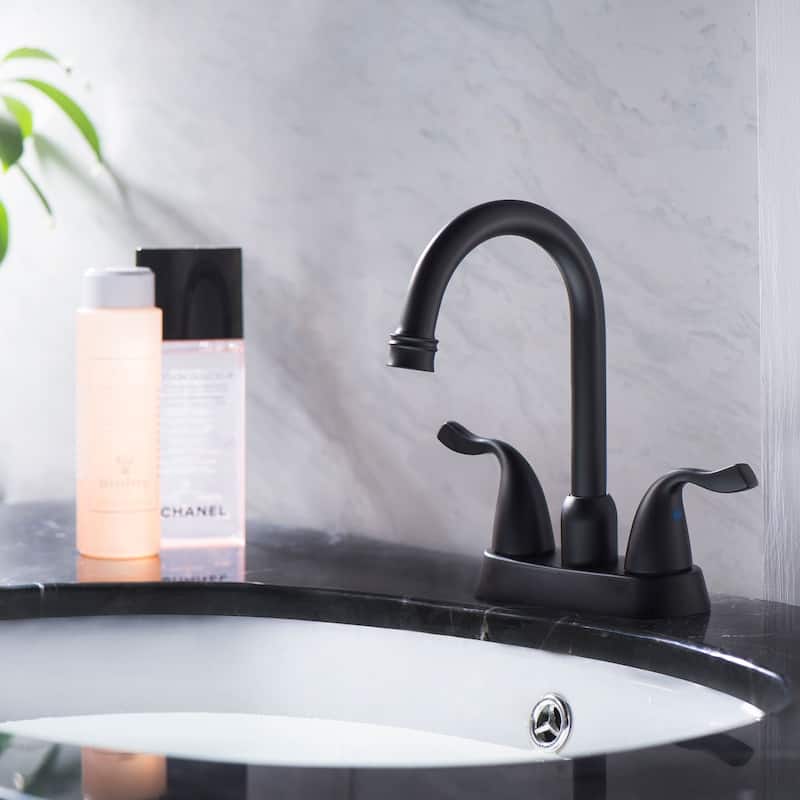 Bathroom Faucet Modern Commercial Two Handle Black Vessel Sink Faucet,Bathroom Vanity Sink Faucets