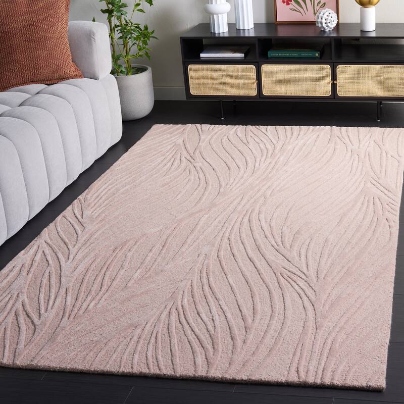 SAFAVIEH Handmade Glamour Fortunata Contemporary Wool Rug