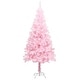 preview thumbnail 16 of 60, vidaXL Artificial Christmas Tree with LEDs&Stand Decor Multi Colors/Sizes 8 Foot - Pink
